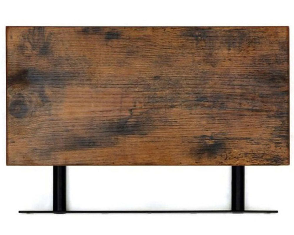 MDF and iron bracket shelf