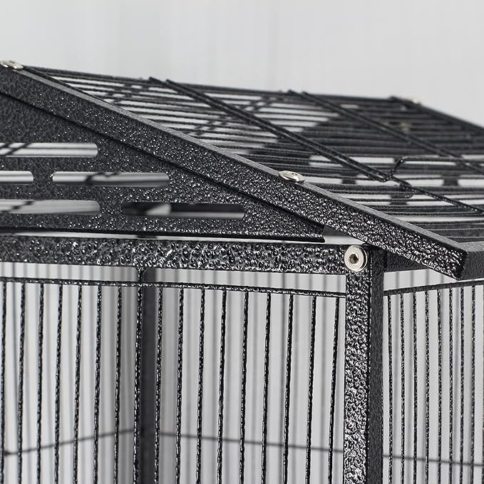 Large Bird Cage Parrot Cage with Stand Carrier