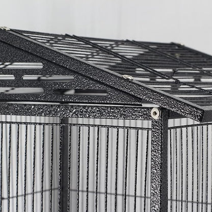 Large Bird Cage Parrot Cage with Stand Carrier
