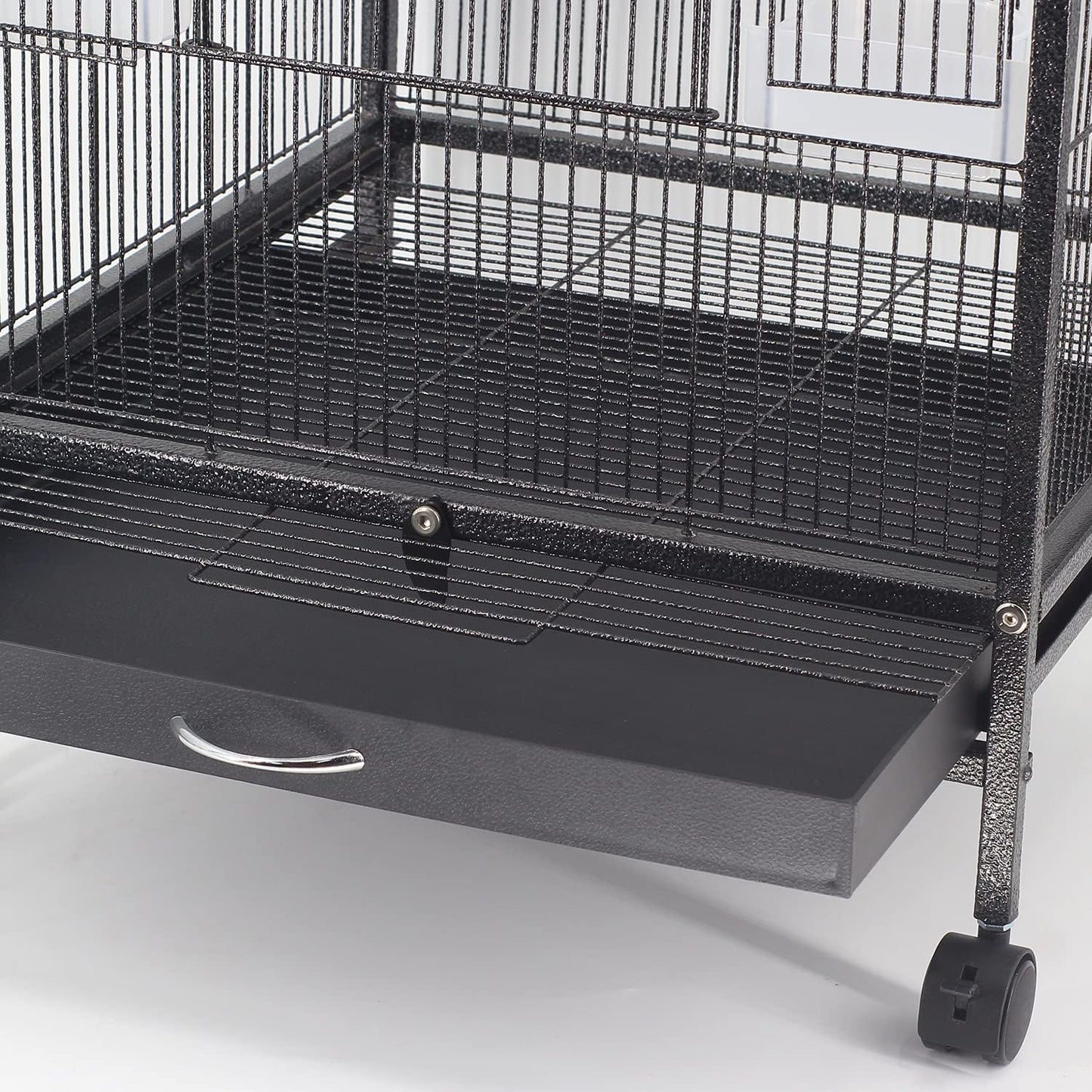 Large Bird Cage Parrot Cage with Stand Carrier