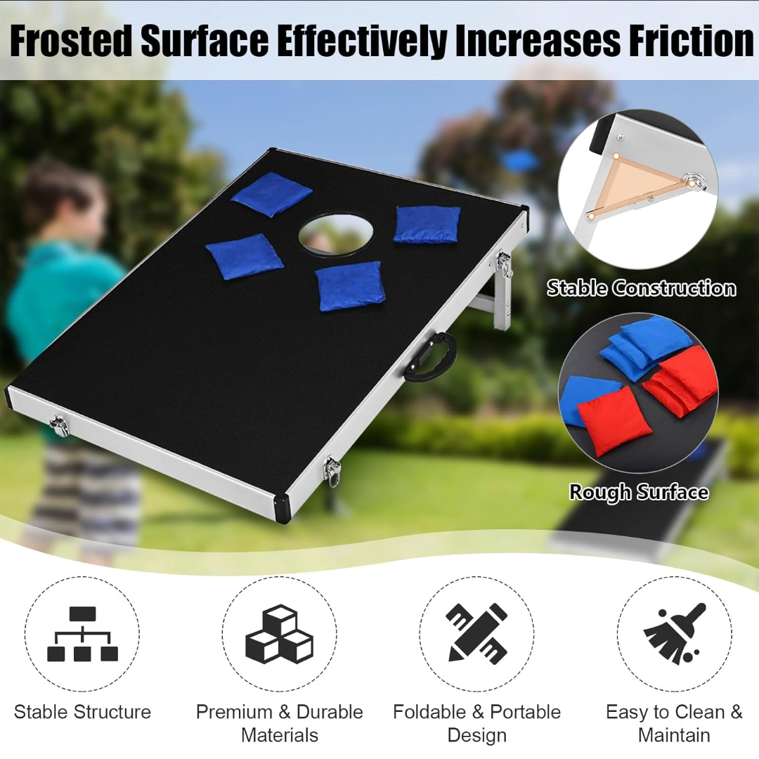 Cornhole Board Game Set Corn Hole bean bag Game Set