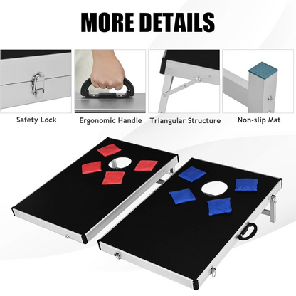 Cornhole Board Game Set Corn Hole bean bag Game Set