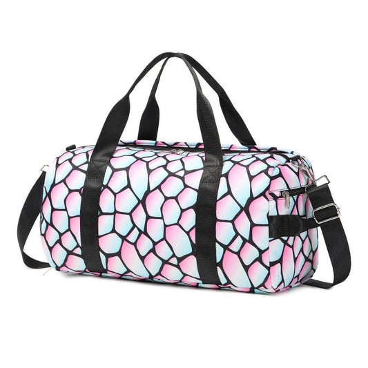Large Plaid Women's and Girls Duffle Bag