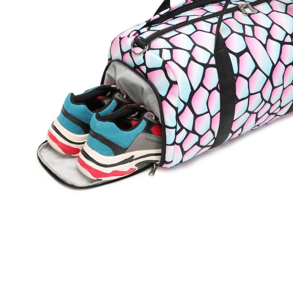 Large Plaid Women's and Girls Duffle Bag