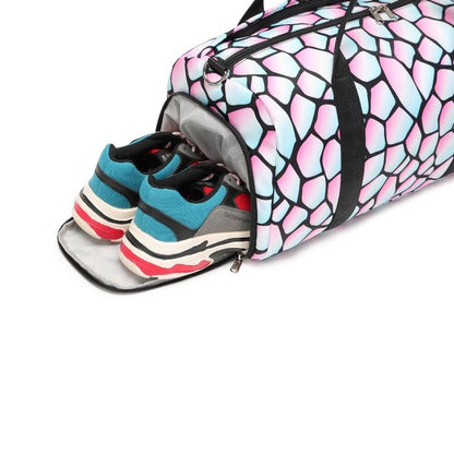 Large Plaid Women's and Girls Duffle Bag