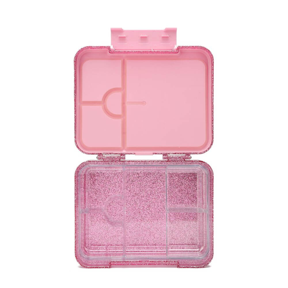 Glitter Kids Bento Lunch Box — Cool 6-Compartment Leak-Proof School Lunch Box