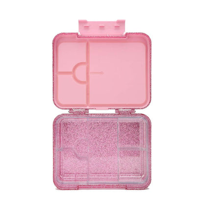 Glitter Kids Bento Lunch Box — Cool 6-Compartment Leak-Proof School Lunch Box