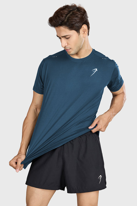 Laser Cut Running T-shirt Orion Blue