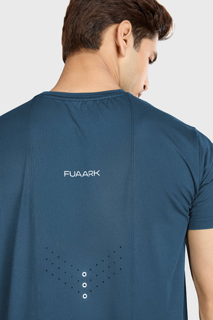 Laser Cut Running T-shirt Orion Blue