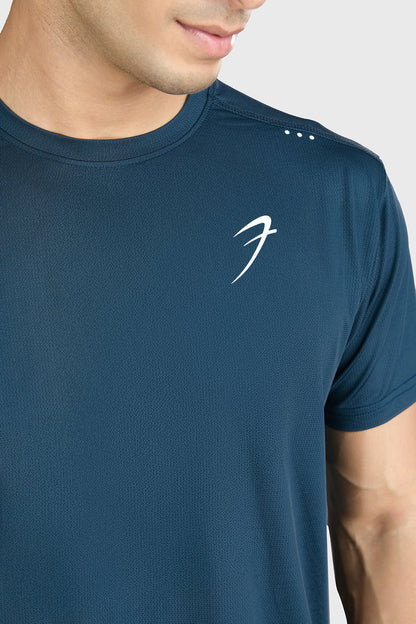 Laser Cut Running T-shirt Orion Blue