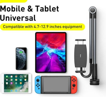 Long Arm Adjustable Lazy Phone Holder Clip Foldable Desk Tablet Mount Holder