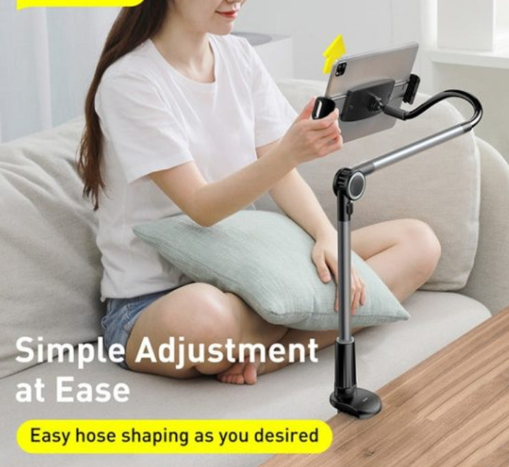 Long Arm Adjustable Lazy Phone Holder Clip Foldable Desk Tablet Mount Holder