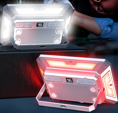 Portable Magnetic LED Work Light, Rechargeable Camping Lantern