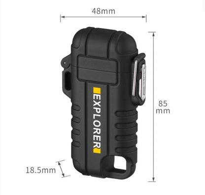 Electric Lighter With 360°Flexible Long Neck Windproof Arc Lighter USB Recharging