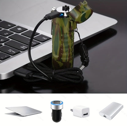Multifunctional Led Electric Arc Lighter With Digital Screen and Led Light