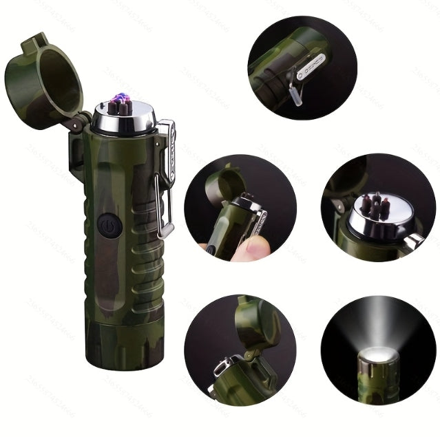 Multifunctional Led Electric Arc Lighter With Digital Screen and Led Light