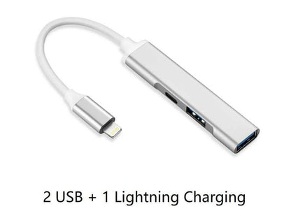 Lightning To USB 3 Port OTG adapter