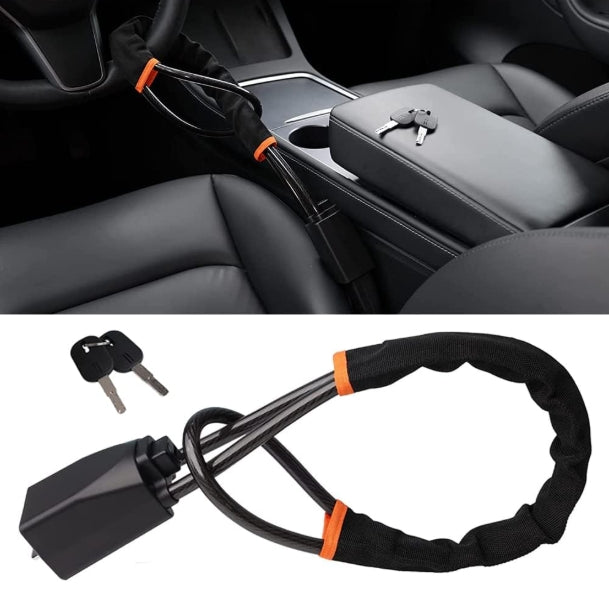 Steering Wheel Lock The Club Car Anti Theft Seat Belt