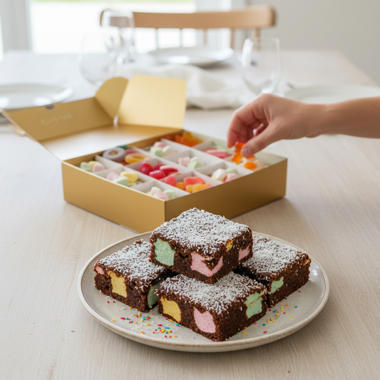 Sugar Rush Lolly Gift Box with Lolly Cake
