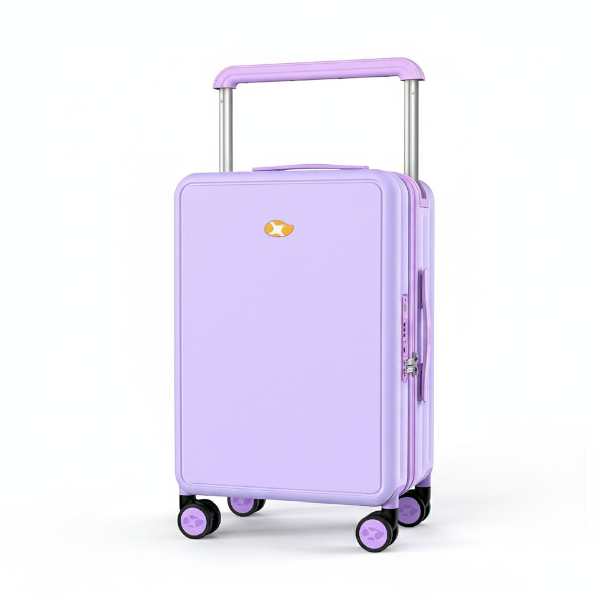 Carry On Luggage - Hard Shell Hand Cabin Suitcase  | Lumo One | Lavender Purple | 56 cm