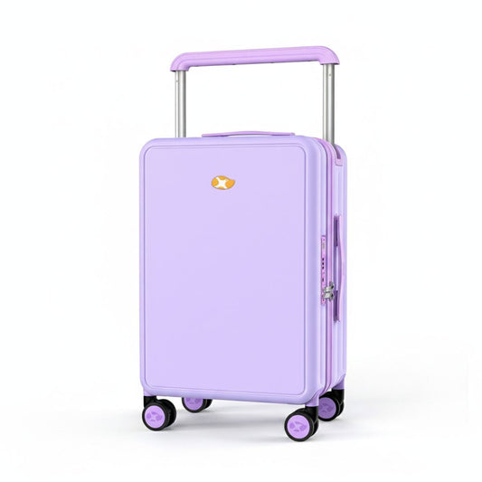 Carry On Luggage - Hard Shell Hand Cabin Suitcase  | Lumo One | Lavender Purple | 56 cm