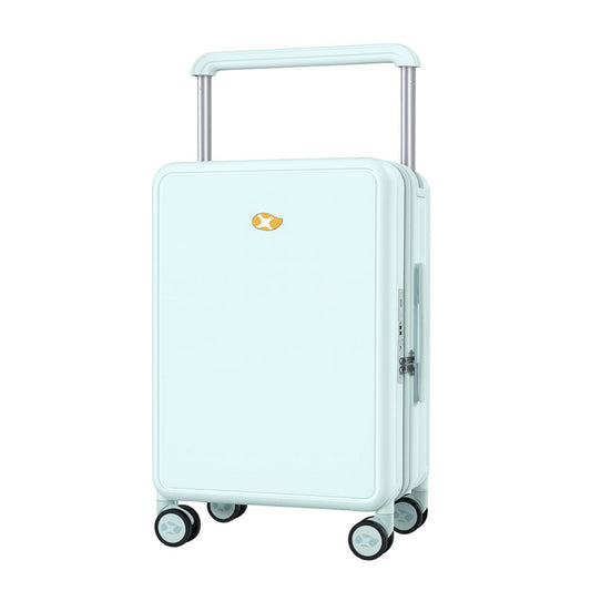 Carry On Luggage - Hard Shell Hand Cabin Suitcase  | Lumo One | Mint Green | 56 cm