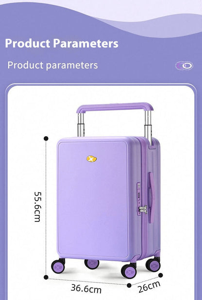 Carry On Luggage - Hard Shell Hand Cabin Suitcase  | Lumo One | Lavender Purple | 56 cm