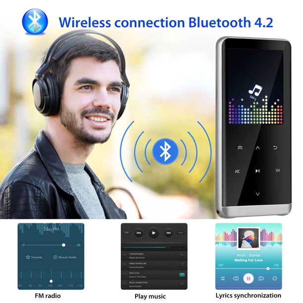 MP3 Player 8GB Bluetooth 4.2 - The Shopsite