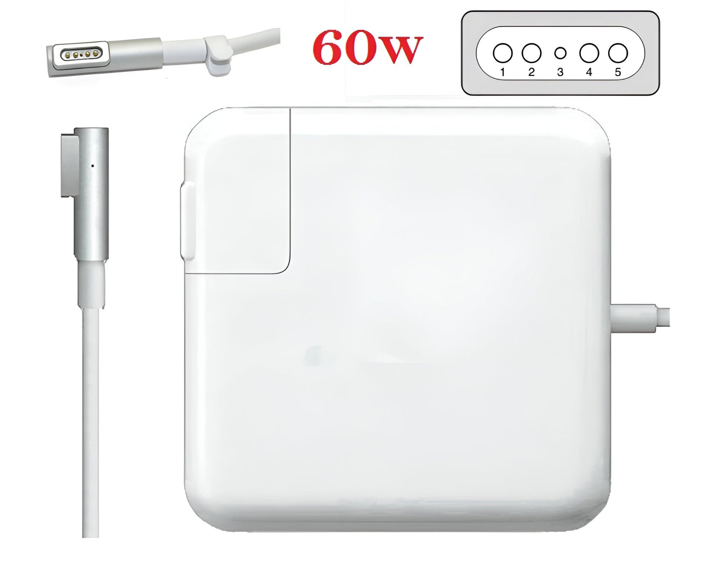 Compatible Macbook Pro Charger 60W Replacement
