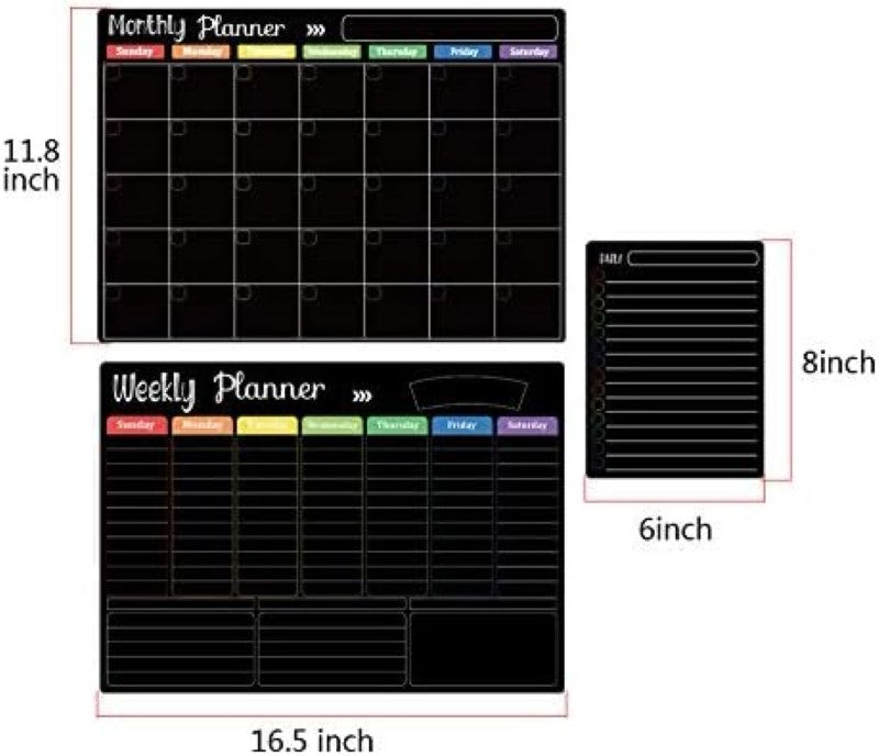 Magnetic Fridge Calendar Planner