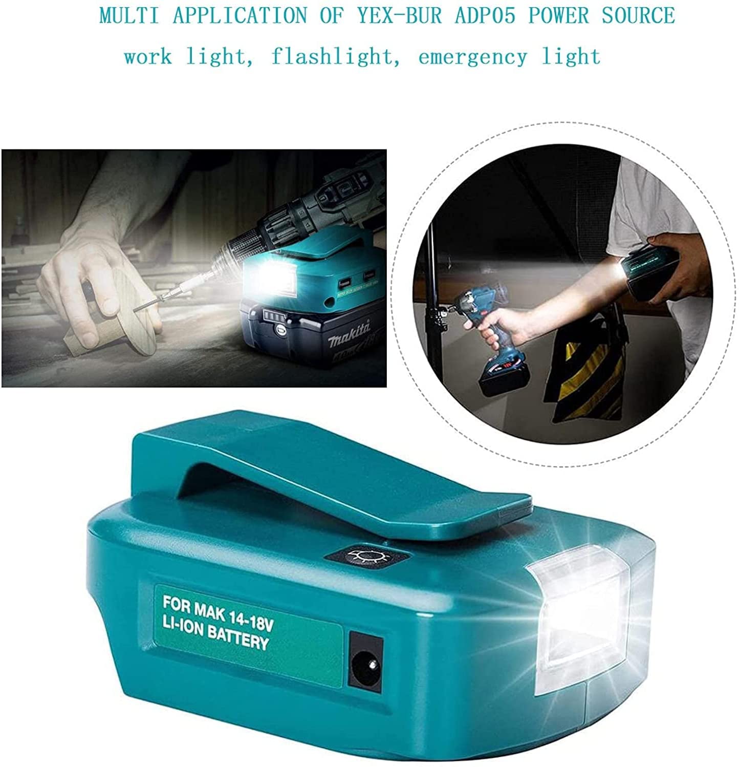 portable Makita battery charger