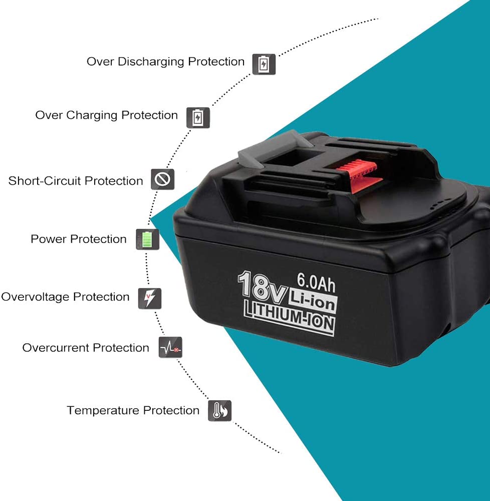 Makita 18v Battery replacement 6000mAh - The Shopsite