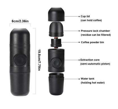 Portable Hand-Pressed Espresso Coffee Machine Coffee Maker - The Shopsite