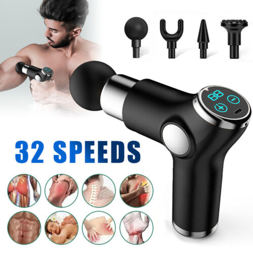 Mini Massage Gun with 4 Massage Heads - The Shopsite