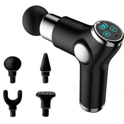 Mini Massage Gun with 4 Massage Heads - The Shopsite