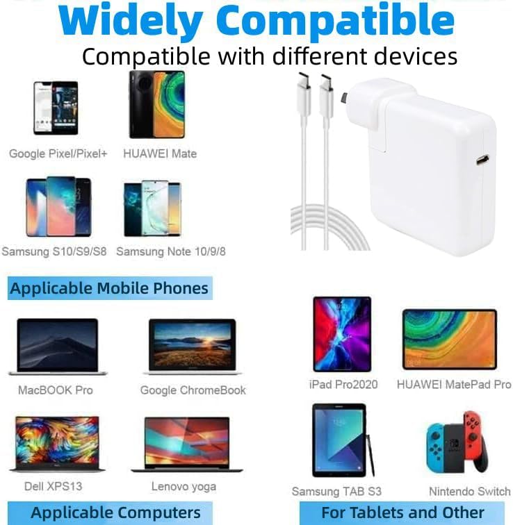 Replacement MacBook iPad Charger 87W USB-C