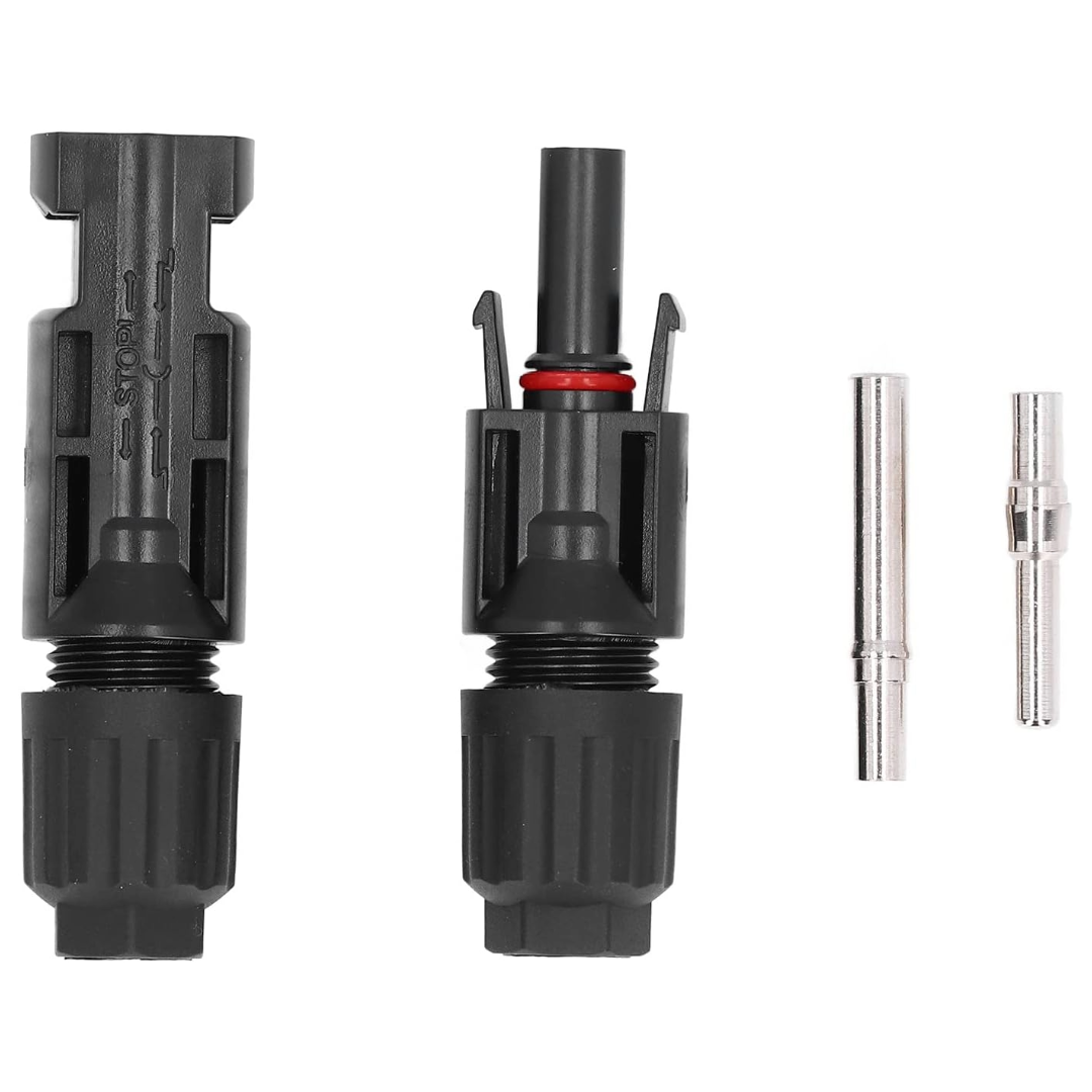 6 Pair MC4 Solar Panel Connectors Male Female
