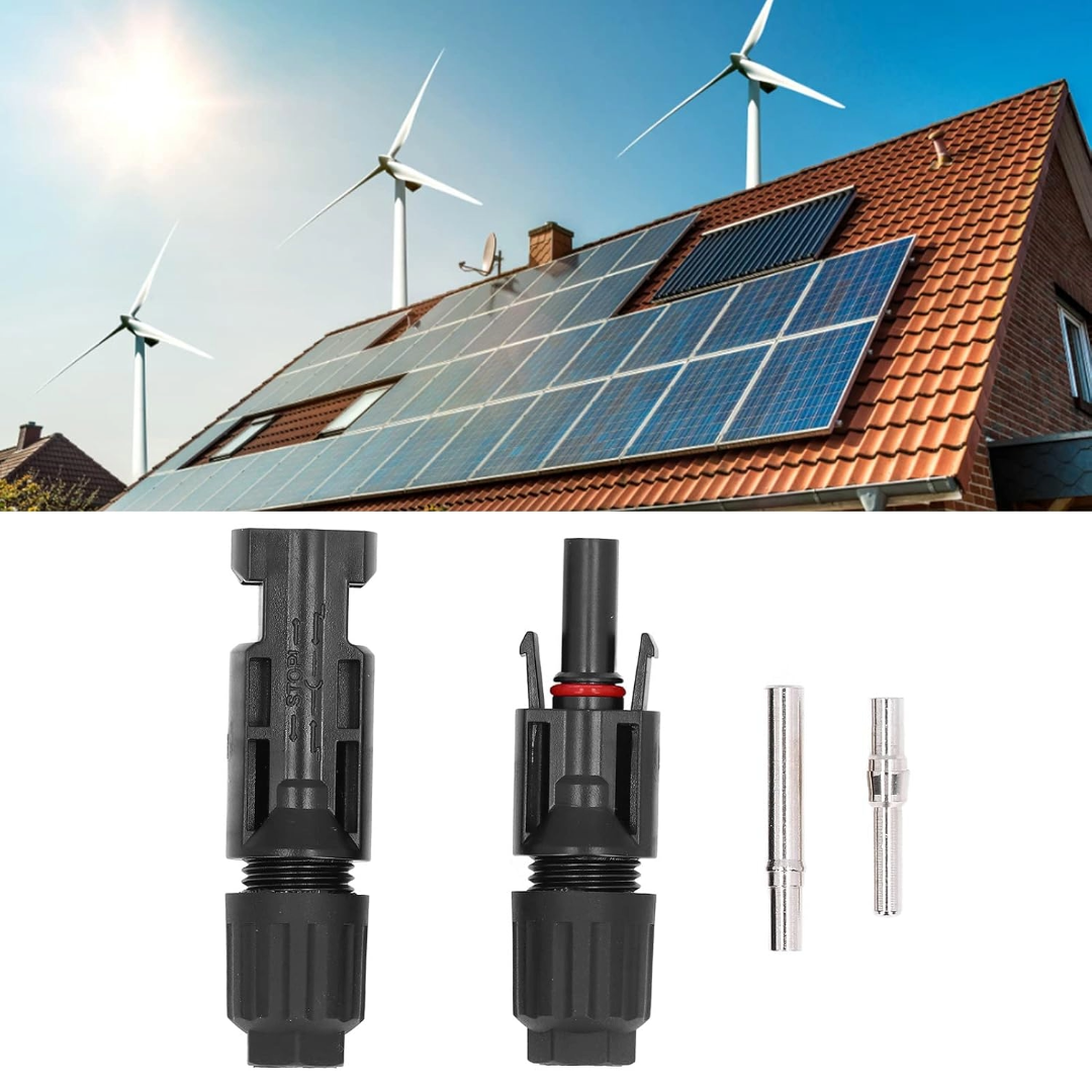 6 Pair MC4 Solar Panel Connectors Male Female