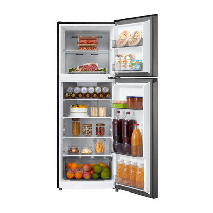 236L Top Mount Fridge Freezer  3 Years Warranty - Jazz Black
