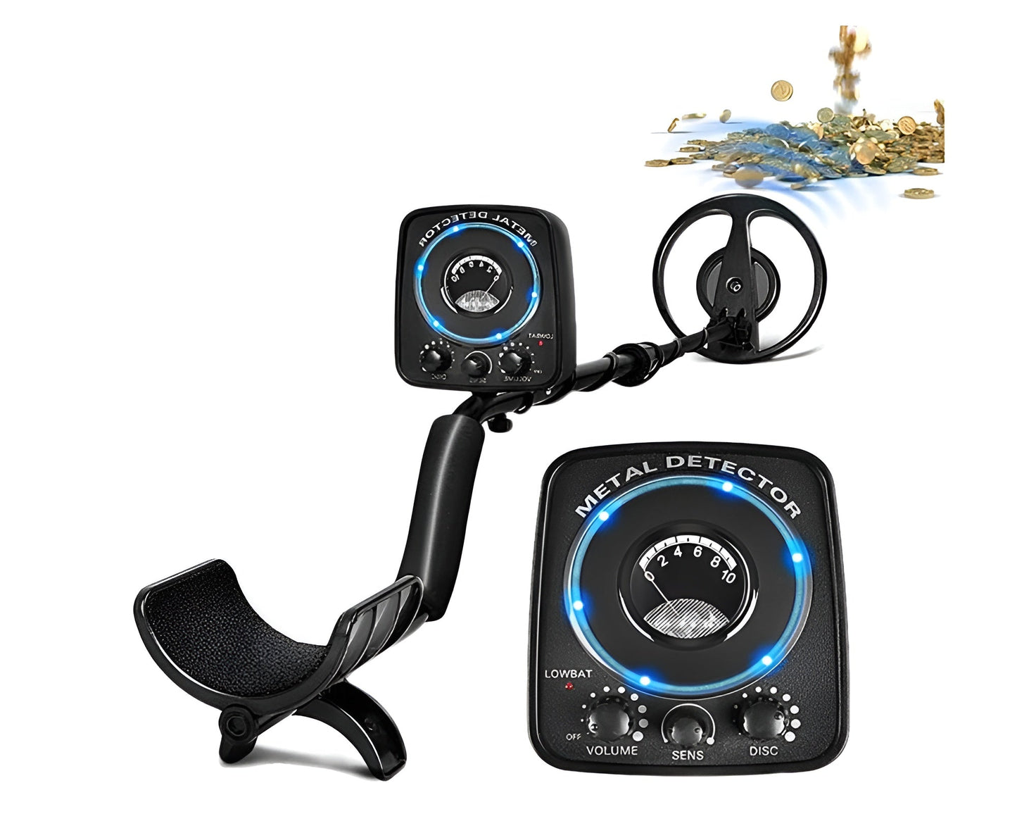 Metal Detector - High Sensitivity Underground Treasure Detector