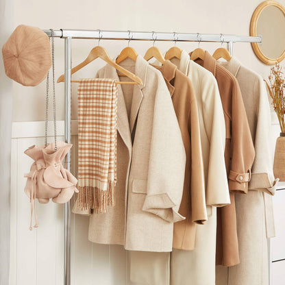 garment rack with wheels