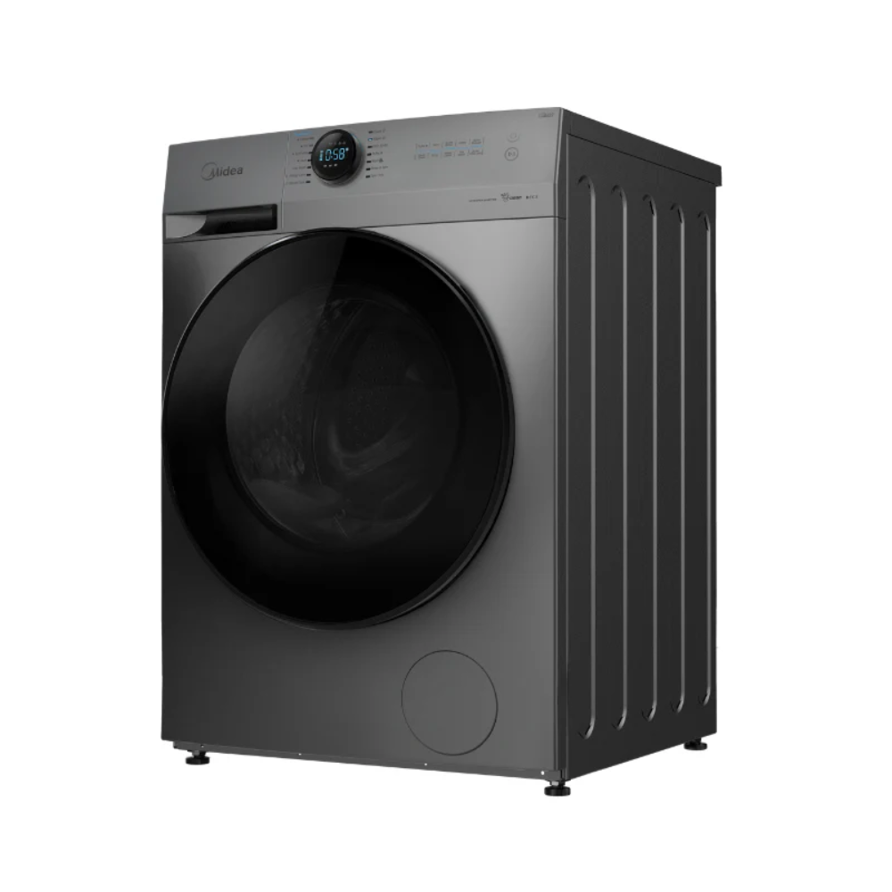 Midea 10 KG Steam Wash Front Load Titanium Washing Machine With Wi-Fi - Titanium