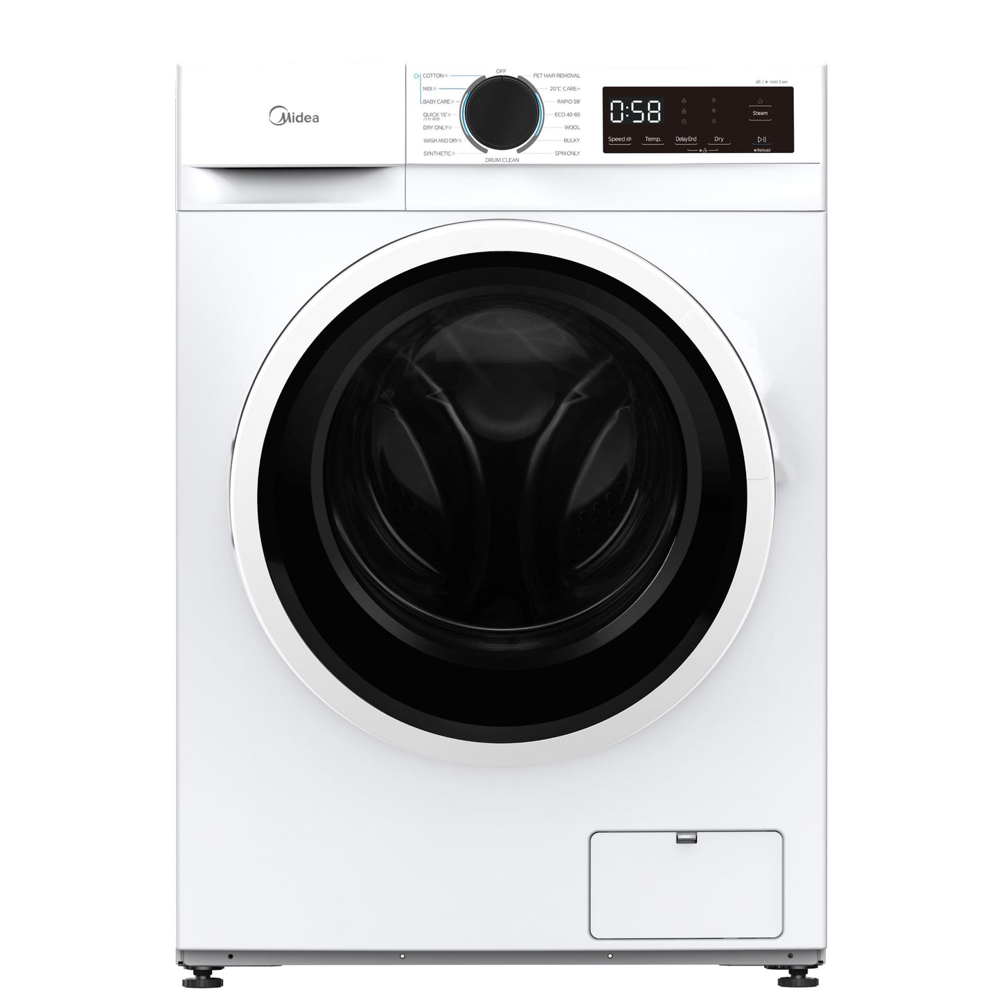 Midea 8KG Wash/5KG Dryer Front Load Combo Two In One