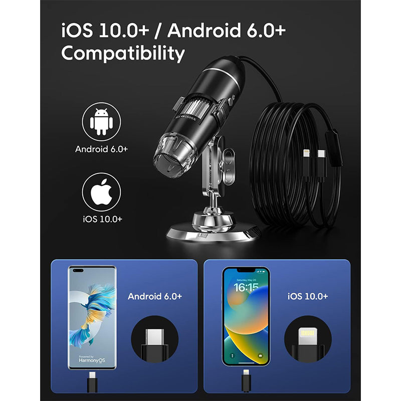 adjustable LED microscope
