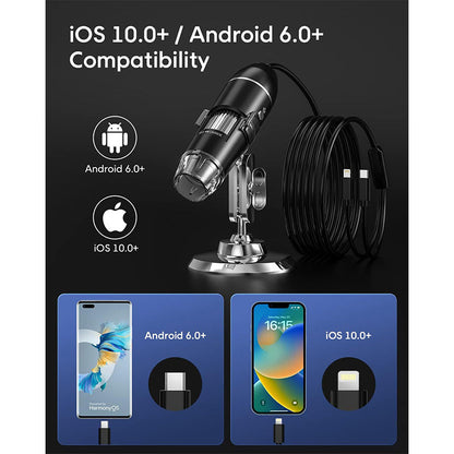 adjustable LED microscope