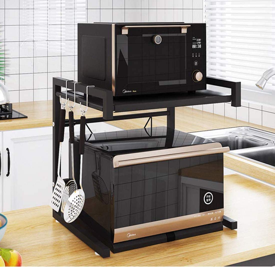 Microwave Oven Rack Stand Storage Cabinet Organizer