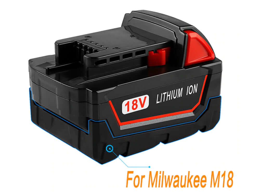 2 x Milwaukee M18 4.0AH Battery Replacement - The Shopsite