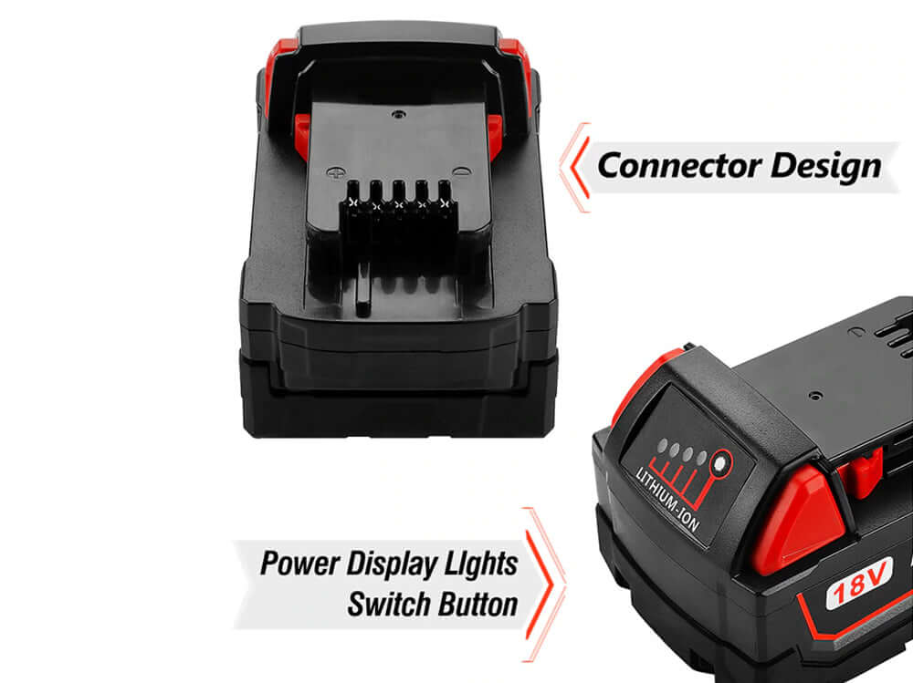 2 x Milwaukee M18 4.0AH Battery Replacement - The Shopsite