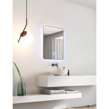 Bathroom LED mirror front