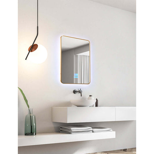 Bathroom LED mirror front